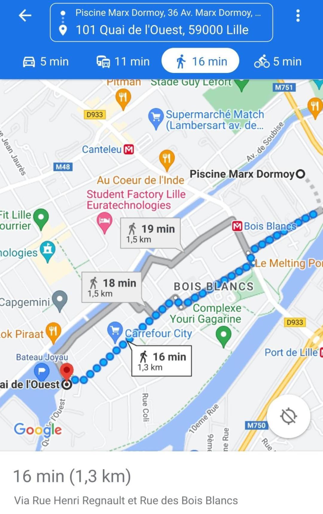 Bateau Peniche Lille - Euratechnologie Apartment Bagian luar foto
